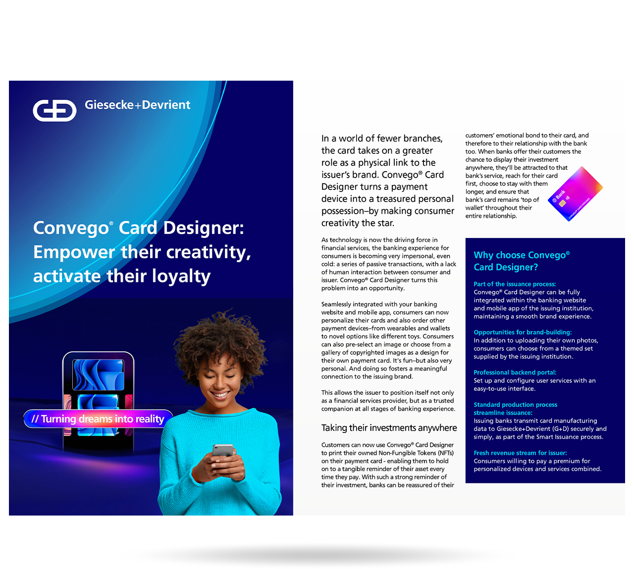 A preview of the Convego Card Designer datasheet A preview of the Convego Card Designer datasheet