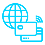 Card in circulation icon